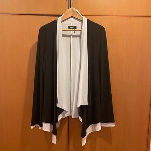 DKNY black and white heavy weight dress jacket